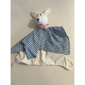 IKEA baby lovey security blanket toy dog Fabler Kanin